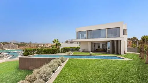 Front line luxury villa with incredible views, for sale in Port Adriano, Mallorca Front line luxury villa with incredible views, for sale in Port Adriano, Mallorca