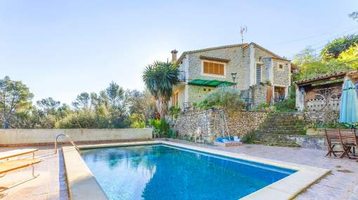 Charming finca with large garden and pool in Puigpunyent, Mallorca Charming finca with large garden and pool in Puigpunyent, Mallorca
