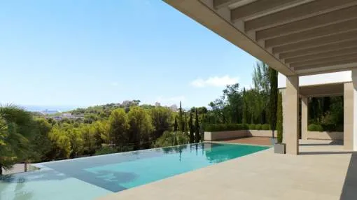 Newly built villa with stunning views for sale in Bonanova, Mallorca Newly built villa with stunning views for sale in Bonanova, Mallorca