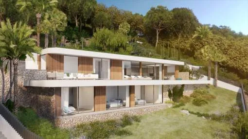 Large plots with sea views for sale in Camp de Mar, Mallorca Large plots with sea views for sale in Camp de Mar, Mallorca