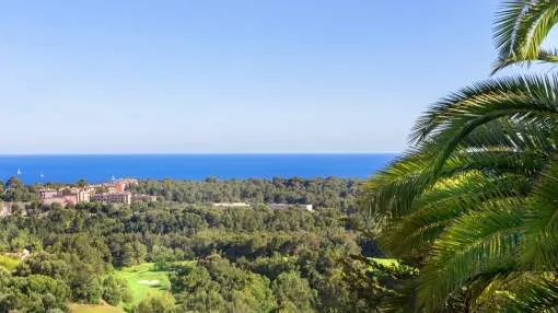 Villa distributed on three floors with sea views for sale in Bendinat Golf Villa distributed on three floors with sea views for sale in Bendinat Golf