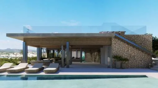 Villa project with breathtaking views for sale in Nova Santa Ponsa Villa project with breathtaking views for sale in Nova Santa Ponsa