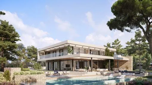 Luxury villa for sale, next to the golf course in Santa Ponsa, Mallorca Luxury villa for sale, next to the golf course in Santa Ponsa, Mallorca