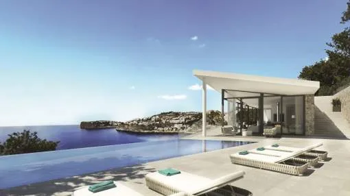 Sea view building plot for sale in Puerto Andratx Sea view building plot for sale in Puerto Andratx