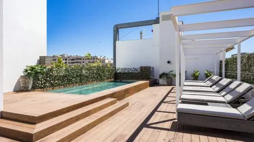 Apartment with community roof terrace and pool for sale in Palma, Mallorca Apartment with community roof terrace and pool for sale in Palma, Mallorca