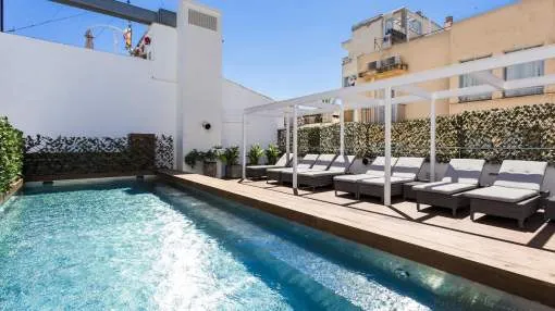 Apartment with community roof terrace and pool for sale in Palma, Mallorca Apartment with community roof terrace and pool for sale in Palma, Mallorca