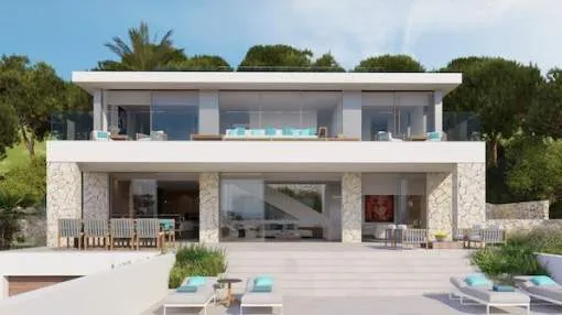 Newly built sea view villa for sale in Costa d'en Blanes, Mallorca Newly built sea view villa for sale in Costa d'en Blanes, Mallorca