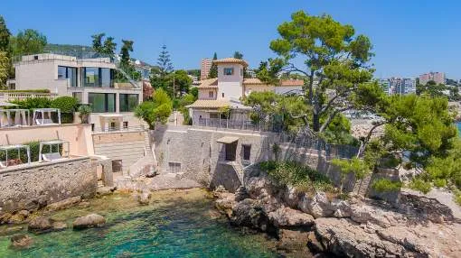 Deluxe seafront villa with stunning views for sale in Cas Català,Mallorca