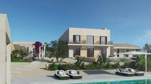 Outstanding finca with panoramic views, for sale in Ses Salines, Mallorca Outstanding finca with panoramic views, for sale in Ses Salines, Mallorca