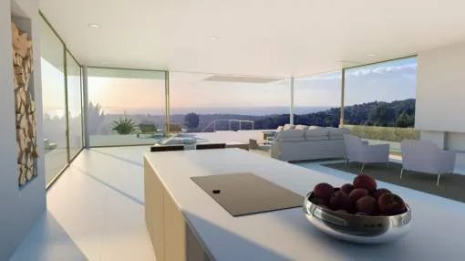 Lavish villa with amazing panoramic sea views, for sale in Bendinat, Mallorca