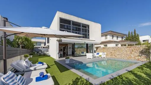 Modern villa for sale in a peaceful residential area of Palma, Mallorca Modern villa for sale in a peaceful residential area of Palma, Mallorca