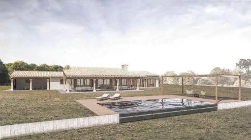 Brand new luxury home with lovely views, for sale in Santanyí, Mallorca