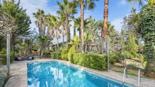 Unique designer villa with guesthouses for sale in Esporles, Mallorca Unique designer villa with guesthouses for sale in Esporles, Mallorca