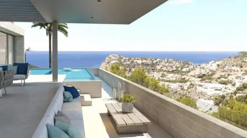Sea view building plot for sale in Puerto Andratx Sea view building plot for sale in Puerto Andratx