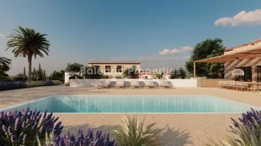 Fabulous finca project for sale between Algaida and Llucmajor, Mallorca Fabulous finca project for sale between Algaida and Llucmajor, Mallorca