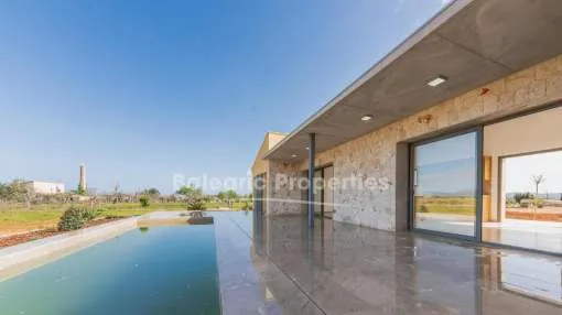 Modern country villa with panoramic views for sale in Llubí, Mallorca Modern country villa with panoramic views for sale in Llubí, Mallorca
