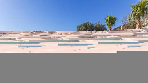Chic villa with heated pool and sea views for sale in Santa Ponsa, Mallorca Chic villa with heated pool and sea views for sale in Santa Ponsa, Mallorca