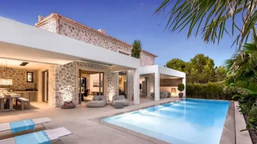 Brand new villa for sale in an exclusive neighbourhood of Santa Ponsa, Mallorca