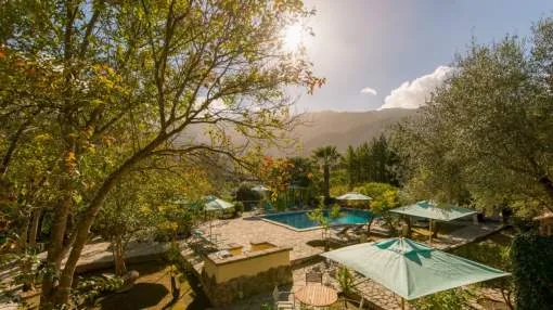 Charming Mallorcan finca with hotel licence for sale in Soller, Mallorca Charming Mallorcan finca with hotel licence for sale in Soller, Mallorca
