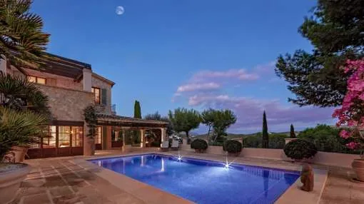 First class villa with pool and sea view for sale in Camp de Mar, Mallorca First class villa with pool and sea view for sale in Camp de Mar, Mallorca