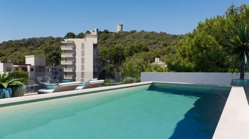 Incredible penthouse with private pool, for sale in Palma, Mallorca Incredible penthouse with private pool, for sale in Palma, Mallorca