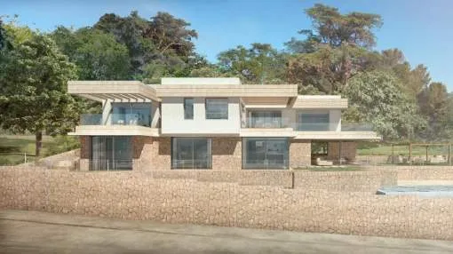 Newly built villa with sea views for sale in Santa Ponsa, Mallorca Newly built villa with sea views for sale in Santa Ponsa, Mallorca