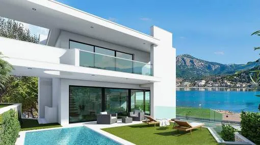 Magnificent beachfront villa for sale in Puerto Sóller, Mallorca