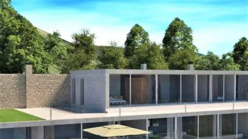 Contemporary hillside villa for sale near Bunyola, Mallorca Contemporary hillside villa for sale near Bunyola, Mallorca
