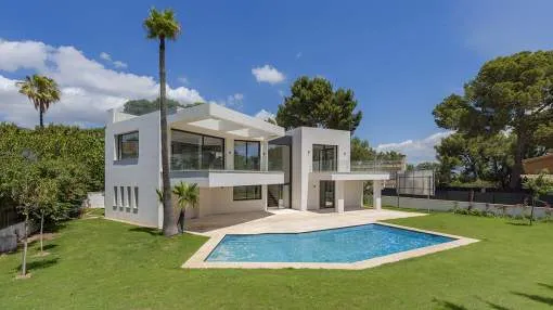 Modern villa with incredible sea views for sale in Cas Català, Mallorca Modern villa with incredible sea views for sale in Cas Català, Mallorca