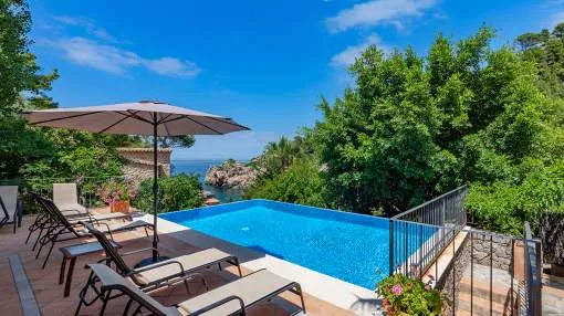 Incredible sea view villa with spa for sale in Cala Deia, Mallorca Incredible sea view villa with spa for sale in Cala Deia, Mallorca