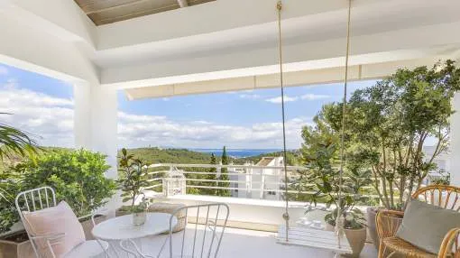 Sea view apartment with community pool for sale near Palma, Mallorca Sea view apartment with community pool for sale near Palma, Mallorca