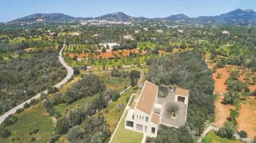 Modern country house project for sale near Santanyí, Mallorca Modern country house project for sale near Santanyí, Mallorca