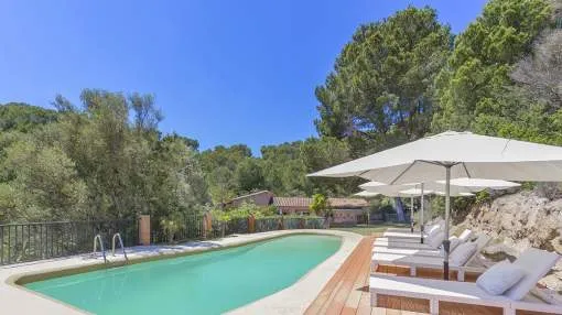 Spacious finca with a 6 hectare plot for sale in Puerto Andratx, Mallorca Spacious finca with a 6 hectare plot for sale in Puerto Andratx, Mallorca