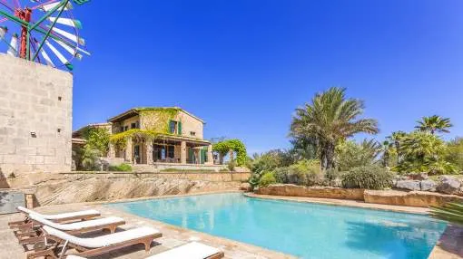 Modern finca with amazing outside area for sale in Colonia de Sant Jordi, Mallorca Modern finca with amazing outside area for sale in Colonia de Sant Jordi, Mallorca