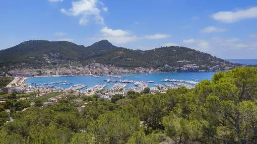 Sea view corner plot for sale close to the harbour in Puerto Andratx, Mallorca Sea view corner plot for sale close to the harbour in Puerto Andratx, Mallorca