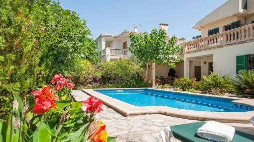 Villa Chalet Muro with Pool and Garden familyhouse near the sandy beach of Playas de Muro