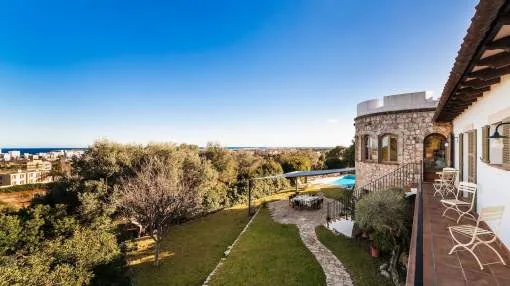 Villa with pool near the beach — Es Garrover