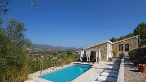 Puigferrer - Country house with pool and panoramic views in Selva Puigferrer - Country house with pool and panoramic views in Selva