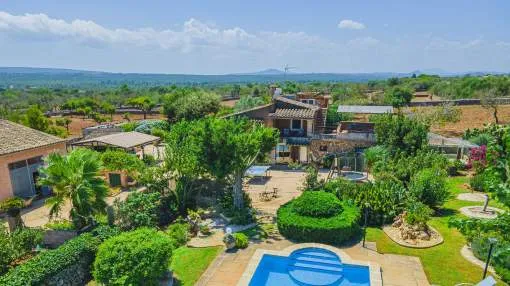Son Fullos, magnificent villa next to Santa Margarita, 10 min from the beach of Can Picafort