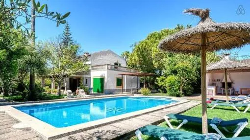 Fantastic Country House Sa Punta with Pool, Garden, Terrace, Air Conditioning & Wi-Fi; Parking Available, Pets Allowed Fantastic Country House Sa Punta with Pool, Garden, Terrace, Air Conditioning & Wi-Fi; Parking Available, Pets Allowed