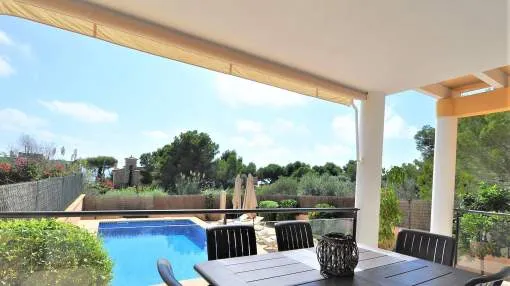 Beautiful Villa Es Pas with Pool, Air Conditioning, Wi-Fi, Terraces & Ocean Views; Parking Available