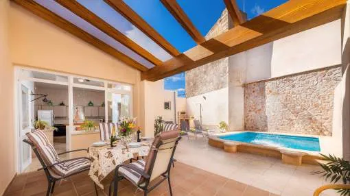 Holiday Home Casa Pueblo Ribot with Wi-Fi, Terraces & Pool; Parking Available Holiday Home Casa Pueblo Ribot with Wi-Fi, Terraces & Pool; Parking Available