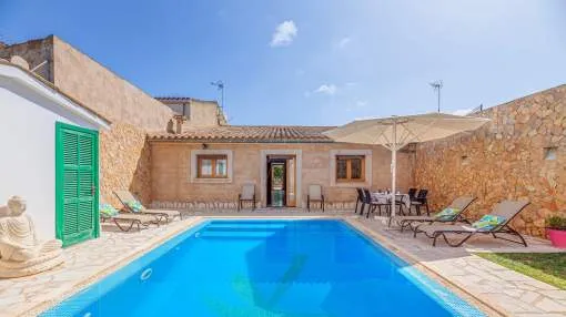 Beautiful Holiday Home Can Botelles with Pool, Air Conditioning, Wi-Fi, Balcony & Terrace