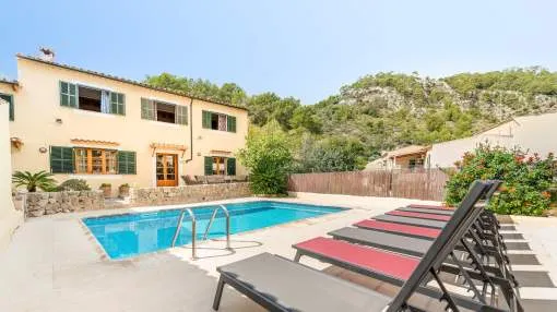 Home Can Roseta with Mountain View, Garden, Pool, Terraces & Wifi; Parking Available
