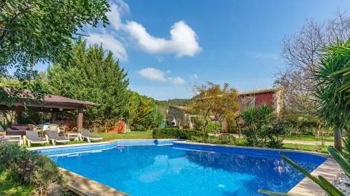 Villa “Ca Ses Nines” with Mountain View, Pool, Wi-Fi, A/C, Terrace & Garden; Parking Available Villa “Ca Ses Nines” with Mountain View, Pool, Wi-Fi, A/C, Terrace & Garden; Parking Available