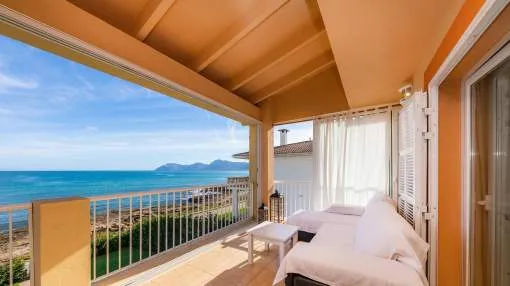 "Casa Calma" in First Line to the Sea with Wi-Fi & Balcony