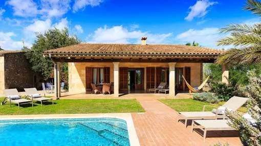 Holiday Villa Sa Rota with Wi-Fi, Pool, A/C, Garden & Terrace; Parking Available