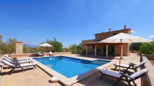 Finca "Cas General" with Mountain View, Pool, A/C, Wlan, Terrace, Balcony & Garden Finca "Cas General" with Mountain View, Pool, A/C, Wlan, Terrace, Balcony & Garden