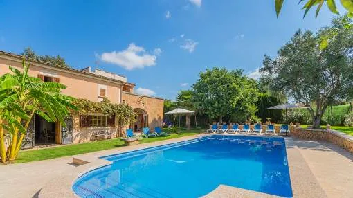 Vacation Home Es Porrassar with Mountain View, Pool, Wi-Fi, A/C, Terraces & Garden Vacation Home Es Porrassar with Mountain View, Pool, Wi-Fi, A/C, Terraces & Garden