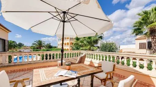 Vacation Home "Apartamento Casa de Maretas" with Pool, A/C, Wi-Fi, Balcony, Terrace & Garden